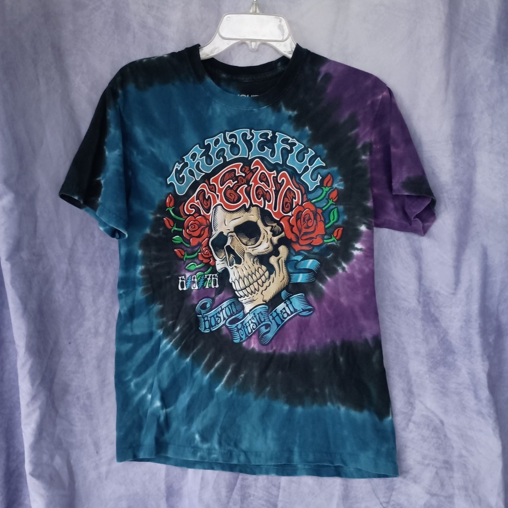 Liquid Blue Grateful Dead Boston Music Hall 1976 Tie Dye Band Tee